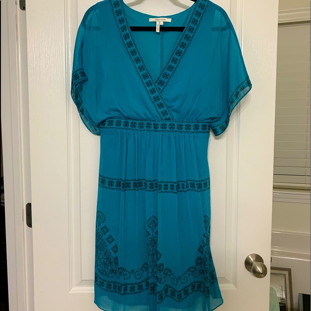 Max and Cleo boho kimono style dress sz L